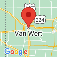Map of Van Wert, OH